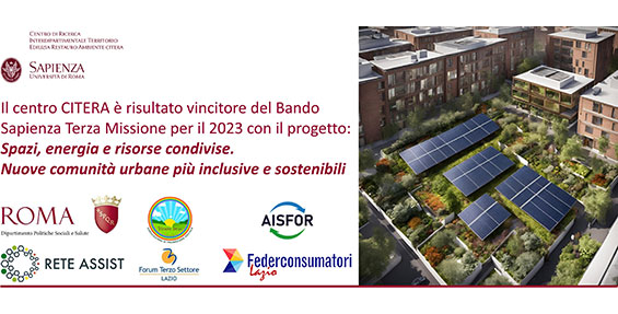 Progetto CITERA Bando Sapienza Terza Missione 2023